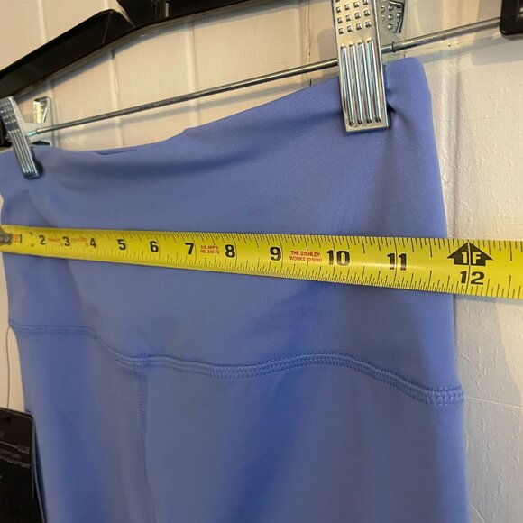 90 Degree By Reflex, Leggings, Lana Everyday Lux Crossover Crop Tight, Blue. XS - Picture 7 of 12